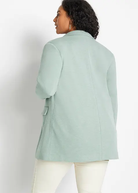 Lång jerseykavaj med fickor, bonprix