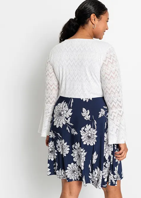 Utsv&auml;ngd jerseykl&auml;nning, bonprix