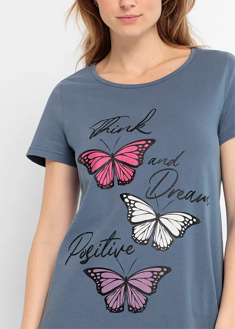 Kort nattlinne i ekologisk bomull, bonprix