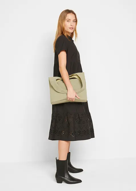 Tunikaklänning i ren bomull, bonprix