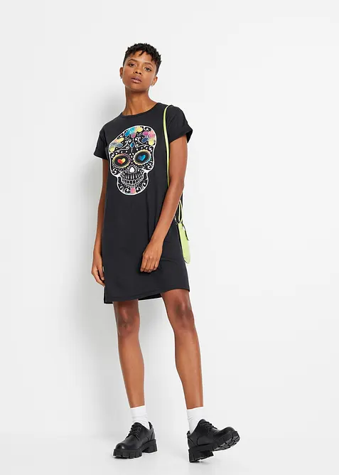 Jerseykl&auml;nning i ekologisk bomull, bonprix