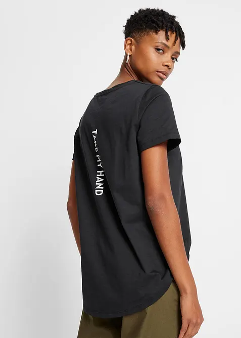 T-shirt med tryck, bonprix