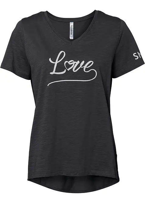 T-shirt med tryck, bonprix