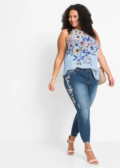 Bluslinne i följsam viskos, bonprix