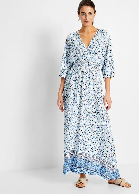 Maxiklänning av ren viskos, bonprix