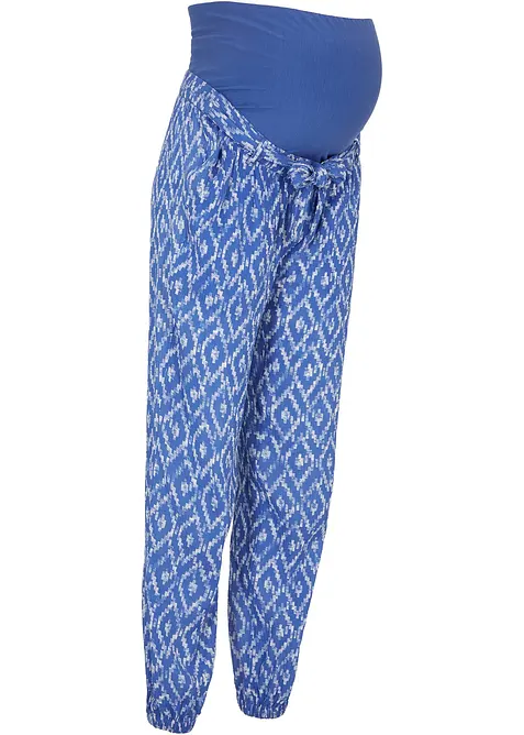 Mammabyxa i luftig viskos, Loose Fit, bonprix