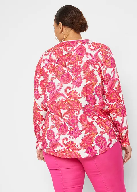 Blustunika i böljande viskos, bonprix