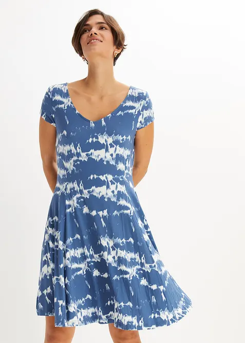 Jerseyklänning i mjuk viskos, bonprix