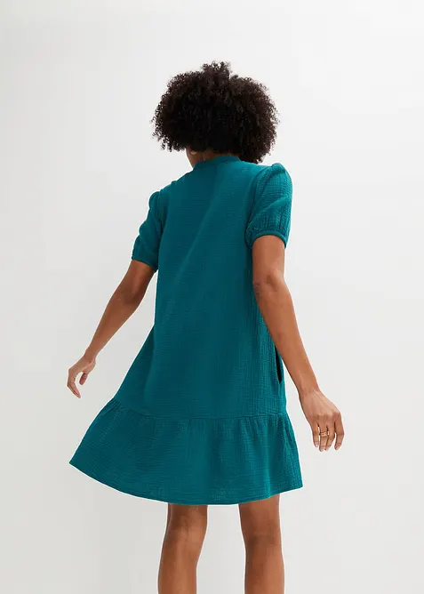 Miniklänning av muslin, bonprix