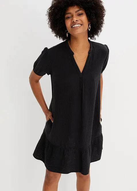 Miniklänning av muslin, bonprix