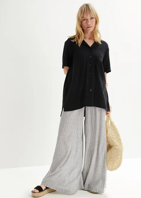 Skjortblus av muslin, bonprix