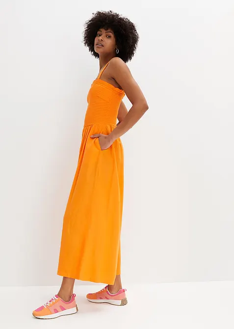 Jumpsuit i viskos med vida ben, bonprix