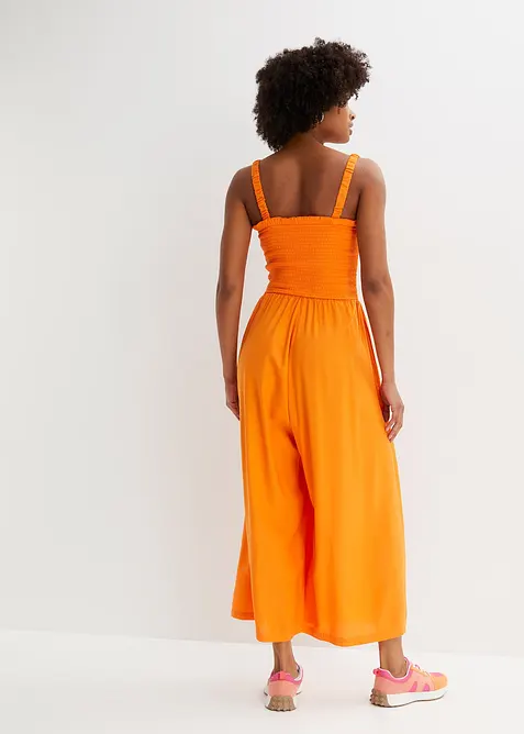 Jumpsuit i viskos med vida ben, bonprix