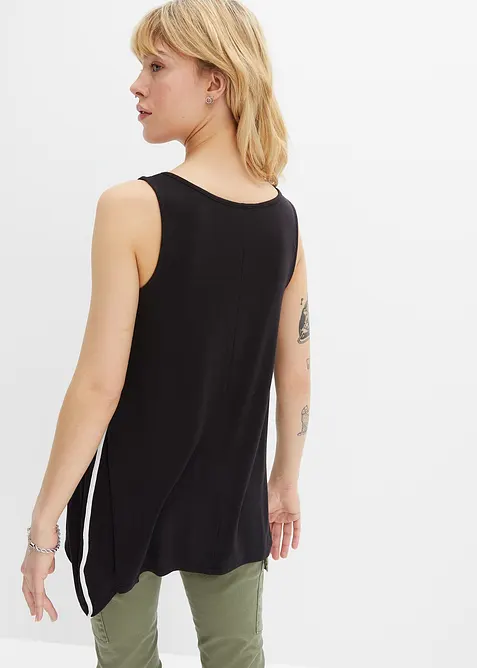 Långt linne av mjuk viskos, bonprix