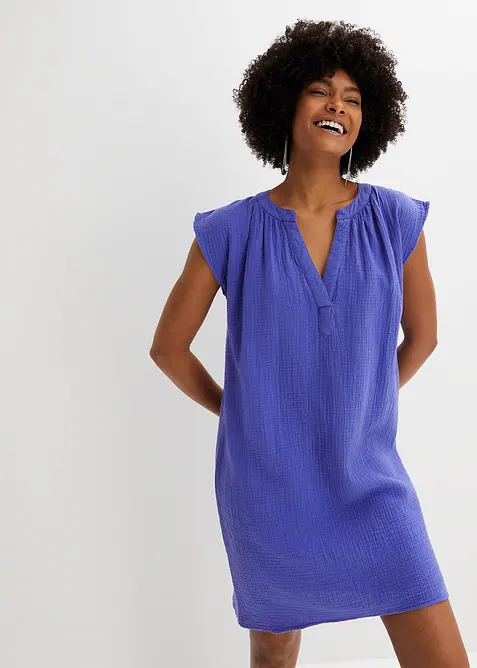 Muslinklänning i bomull, bonprix