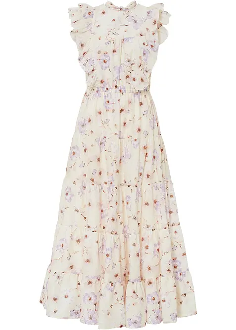 Maxiklänning av ren bomull, bonprix