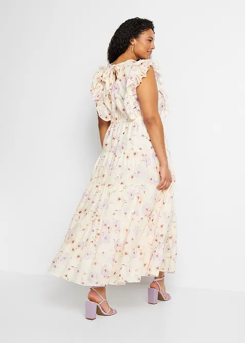 Maxiklänning av ren bomull, bonprix