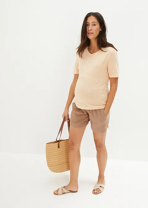 Mammashorts i bomullsmuslin, bonprix