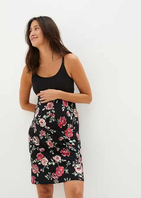 Mamma- och amningsklänning av viskos, bonprix