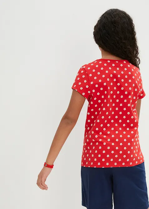 T-shirt (2-pack), ekologisk bomull, bonprix