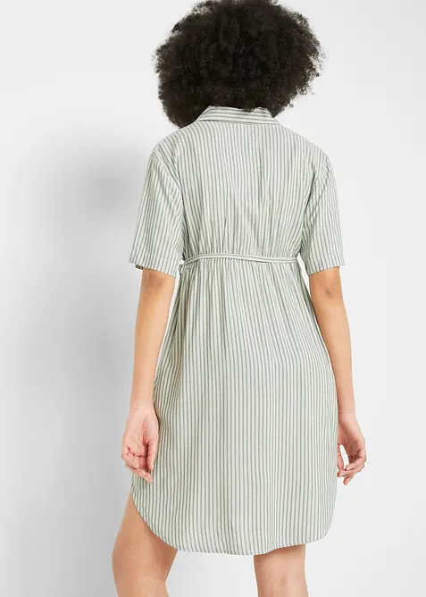 Mamma-/amningsblusklänning i böljande viskos, bonprix