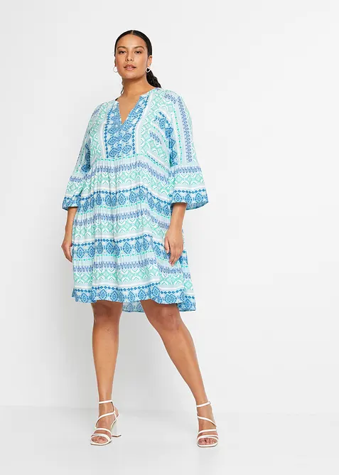 Tunikakl&auml;nning i mjuk viskos, bonprix