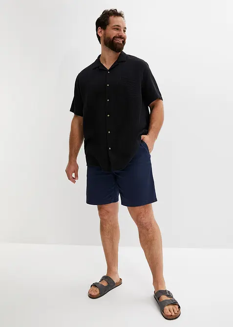 Kort&auml;rmad muslinskjorta, bonprix