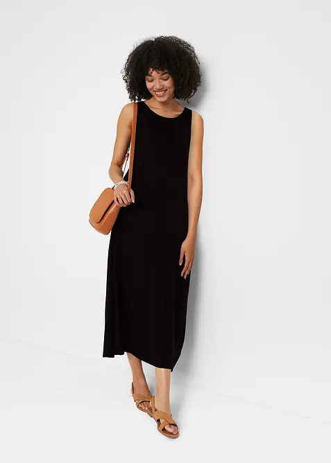 Jerseyklänning med hållbar viskos, bonprix