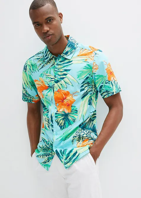 Kort&auml;rmad skjorta av ren bomull, bonprix