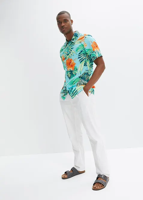 Kort&auml;rmad skjorta av ren bomull, bonprix