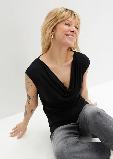 Linne av viskosmix, bonprix