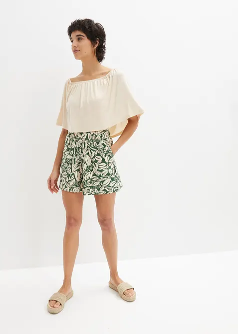 Jerseyshorts i elastisk bomullsmix, bonprix