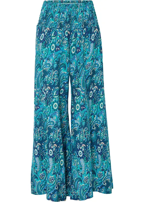 Vid byxa av viskos med mjukt fall, bonprix