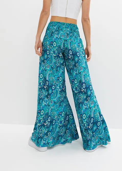 Vid byxa av viskos med mjukt fall, bonprix