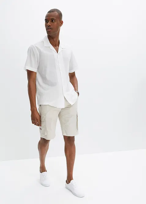 Cargoshorts med res&aring;rmidja och sk&auml;rp, Regular Fit, bonprix