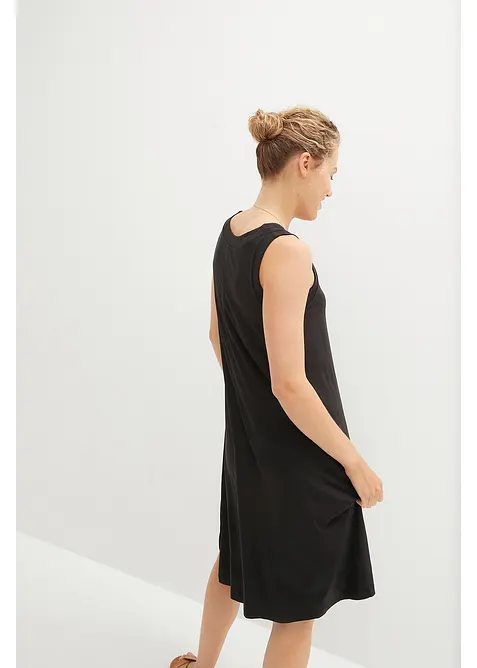 Jerseykl&auml;nning i f&ouml;ljsam viskos, bonprix