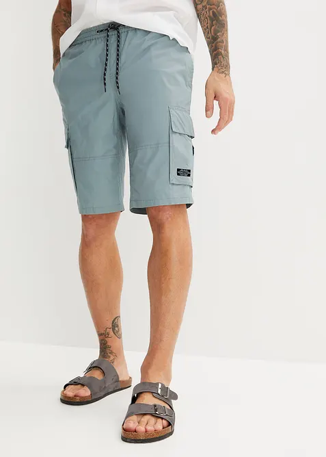 Dra p&aring;-shorts i cargomodell, Regular Fit, bonprix