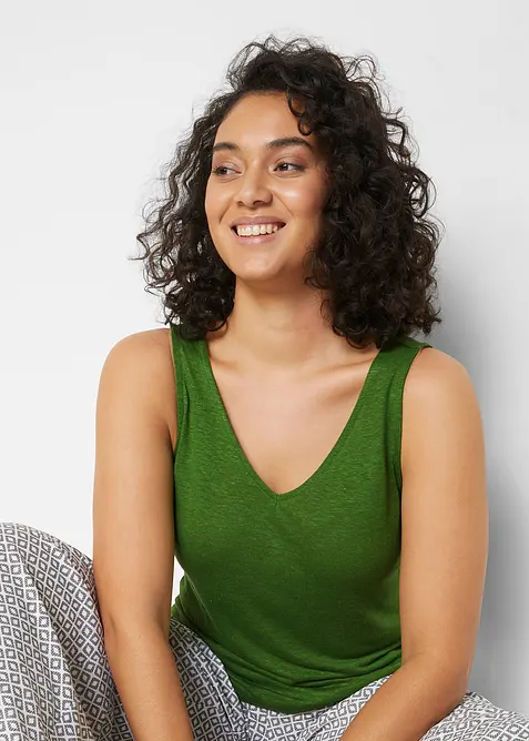 Linne av rent linnematerial, bonprix