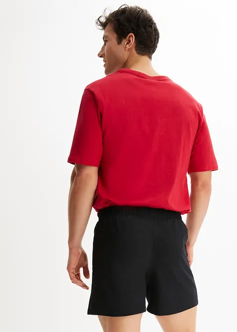 Pyjamas med shorts (2 delar), ekologisk bomull, bonprix