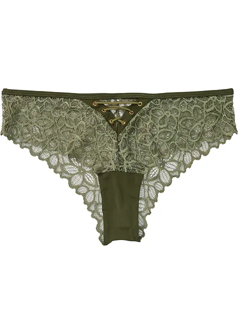 Braziliantrosa av fintr&aring;dig spets, bonprix