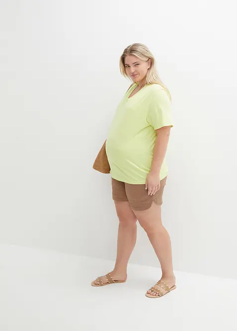 Mammashorts i bomullsmuslin, bonprix