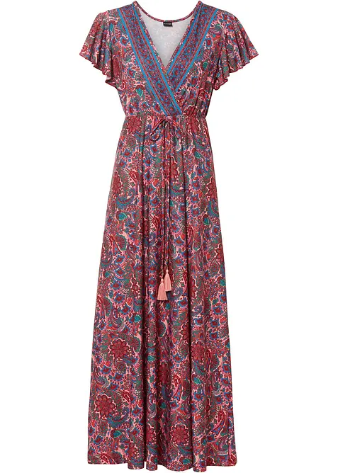 Mönstrad maxiklänning, bonprix