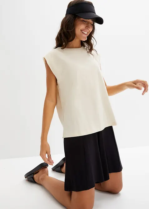 Oversizetopp med förstärkt axelparti, bonprix