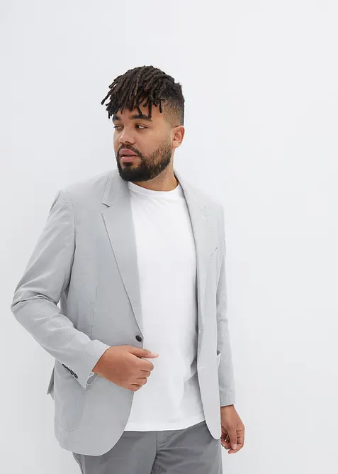 Kavaj av bäckebölja, Regular Fit, bonprix