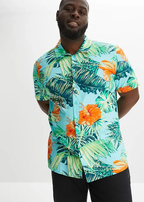 Kort&auml;rmad skjorta av ren bomull, bonprix