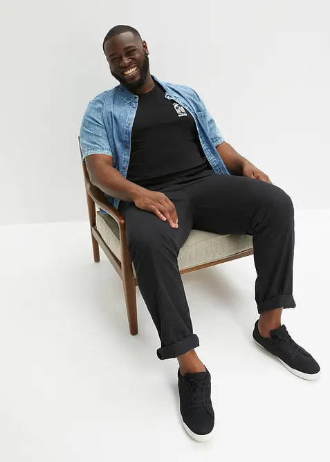 Linne i ren bomull, Loose Fit, bonprix