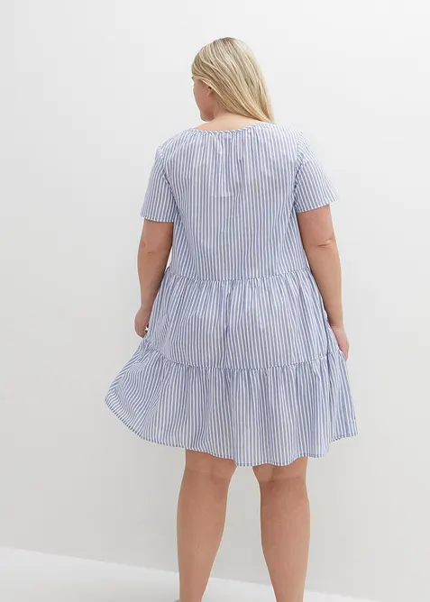 Somrig tunikaklänning i ren bomull, bonprix