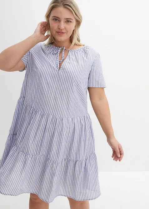 Somrig tunikaklänning i ren bomull, bonprix