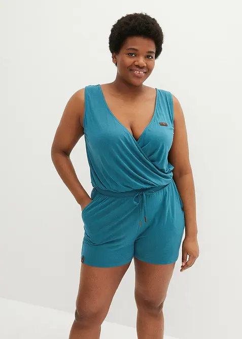 Jerseyplaysuit av mjuk viskos, bonprix