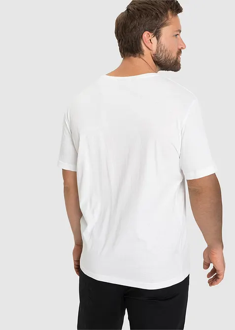 T-shirt med V-ringning (5-pack), bonprix